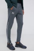 Спортивні штани Under Armour Pique колір сірий однотонні