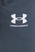 Спортивні штани Under Armour Pique колір сірий однотонні
