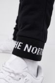 Штани The North Face чоловічі колір чорний з аплікацією