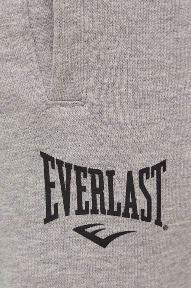 Штани Everlast чоловічі колір сірий з принтом фото 4