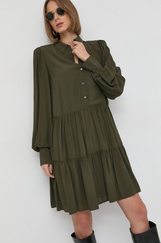 Сукня Ivy Oak Marla колір зелений mini oversize фото 2