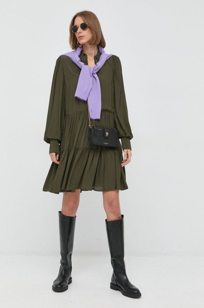 Сукня Ivy Oak Marla колір зелений mini oversize фото 3