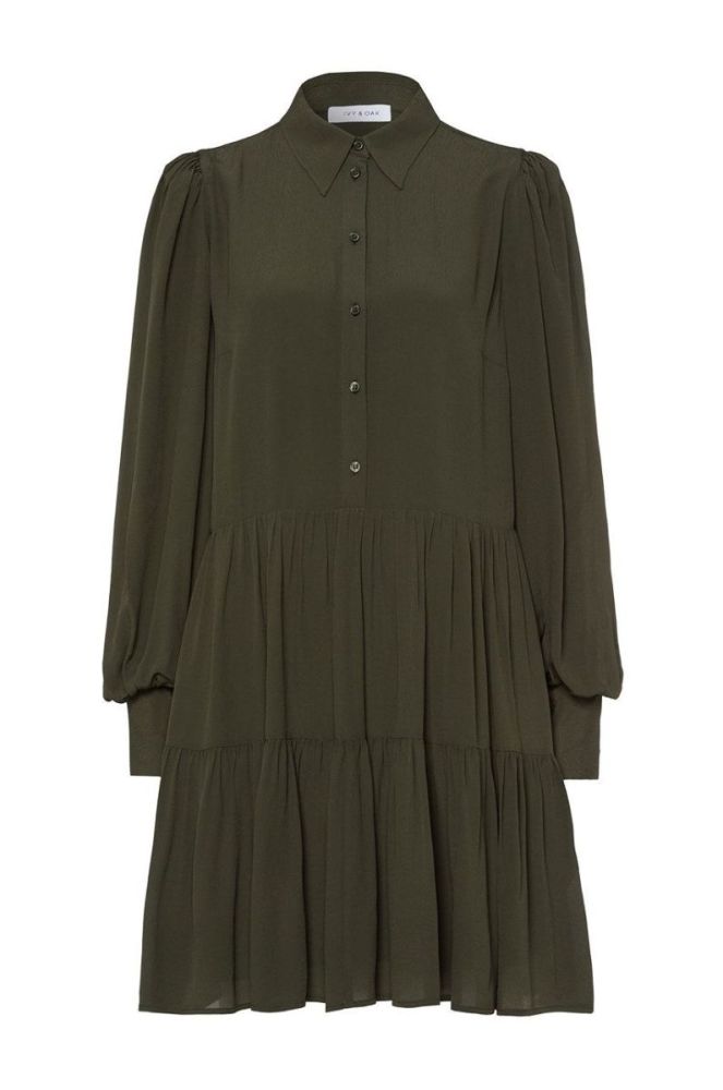 Сукня Ivy Oak Marla колір зелений mini oversize фото 7