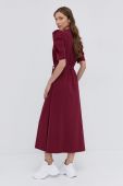 Сукня Liu Jo колір бордовий midi пряма