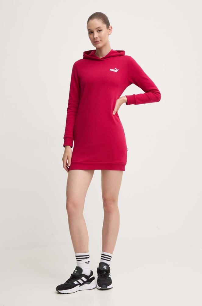 Сукня Puma колір рожевий mini пряма (3387413)