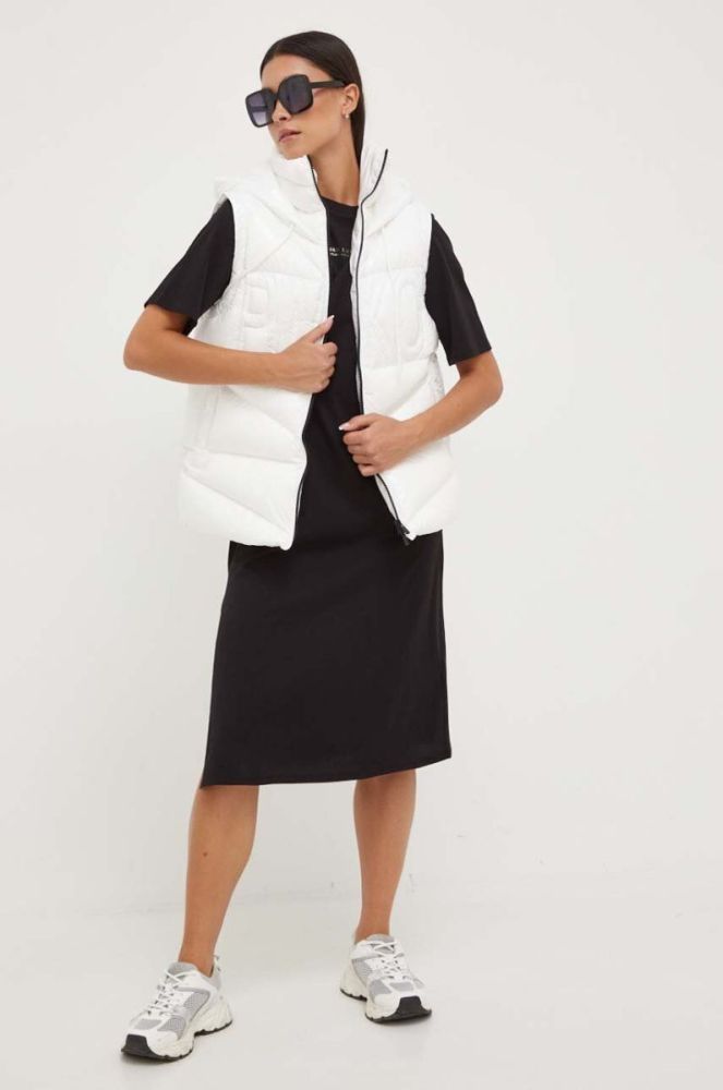 Сукня Armani Exchange maxi пряма колір чорний фото 2