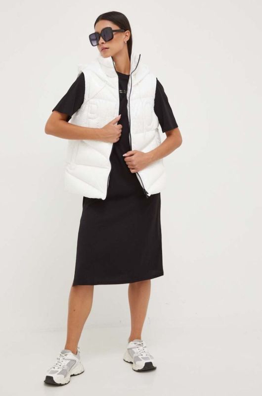 Сукня Armani Exchange maxi пряма колір чорний фото 2