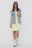 Сукня adidas Originals mini розкльошена колір жовтий (1693878)