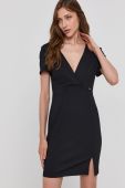 Сукня Morgan колір чорний mini облягаюча (1644087)