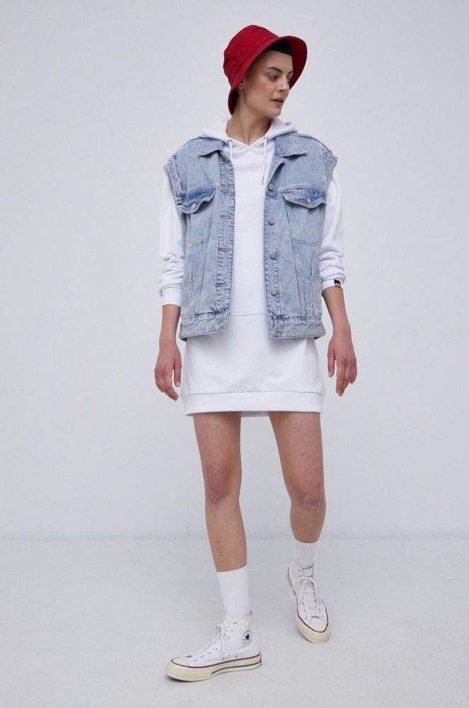 Сукня Ellesse колір білий mini пряма SGK13289-011 фото 2