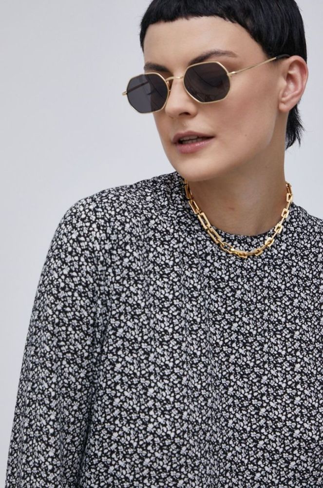 Сукня Superdry колір чорний mini пряма (1792308) фото 4