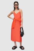 Сукня і светр AllSaints maxi пряма колір червоний (3256444)