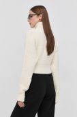 Светр For Love & Lemons жіночий колір кремовий півгольф