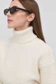 Светр For Love & Lemons жіночий колір кремовий півгольф