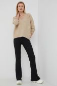 Светр з домішкою вовни Superdry жіночий колір бежевий