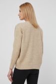 Светр з домішкою вовни Superdry жіночий колір бежевий