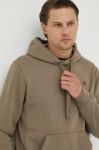 Кофта G-Star Raw Чоловіча колір коричневий з капюшоном однотонна Кофта G-Star Raw Чоловіча колір коричневий з капюшоном однотонна