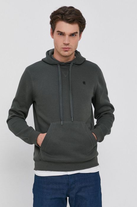 Кофта G-Star Raw чоловіча колір сірий однотонна (1653383)