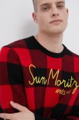 Вовняний светр MC2 Saint Barth чоловічий теплий колір барвистий Вовняний светр MC2 Saint Barth чоловічий теплий колір барвистий