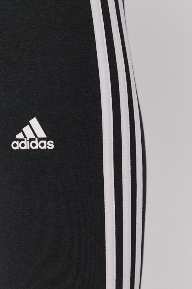 Шорти adidas жіночі колір чорний з аплікацією висока посадка (1498761) фото 4