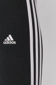 Шорти adidas жіночі колір чорний з аплікацією висока посадка (1498761)