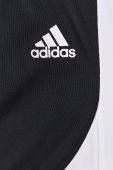 Шорти adidas Performance FR9420 жіночі колір чорний гладкі висока посадка
