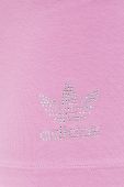 Шорти adidas Originals жіночі колір рожевий гладкі