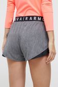 Шорти для тренувань Under Armour Play Up Twist 3.0 жіночі колір чорний однотонні середня посадка 1349125-819