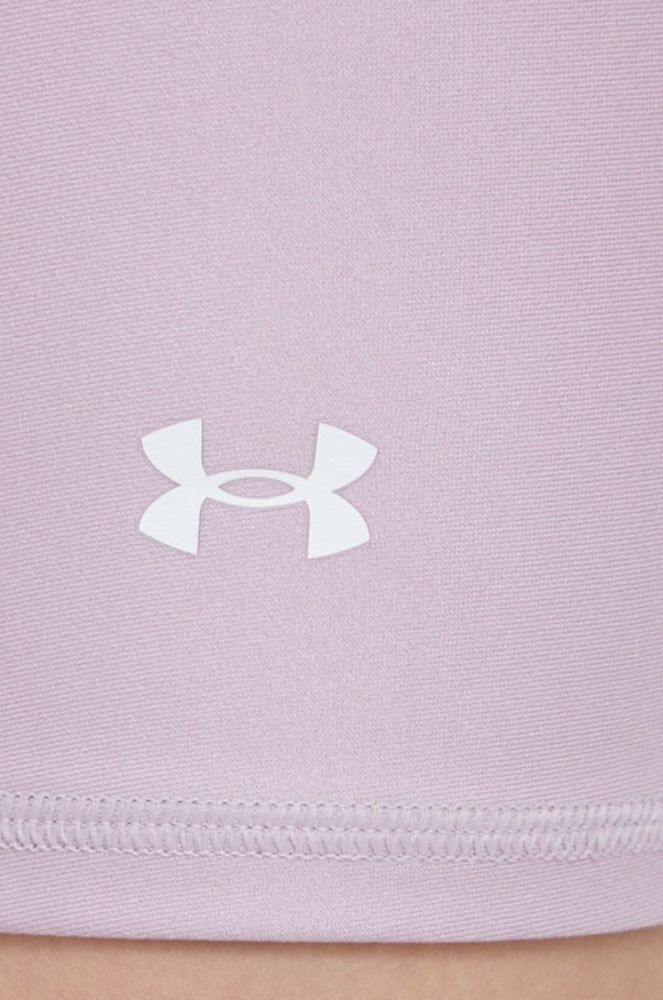 Шорти для тренувань Under Armour 1360939 жіночі колір рожевий однотонні висока посадка 1360939-698 фото 4