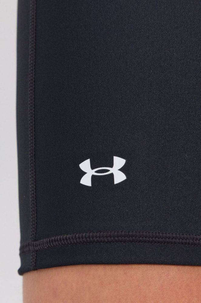 Шорти для тренувань Under Armour 1360939 жіночі колір чорний однотонні висока посадка 1360939-698 фото 5