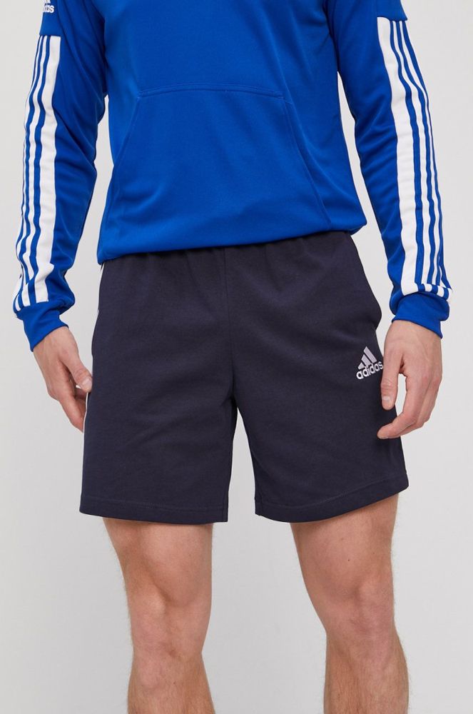 Шорти adidas чоловічі колір синій (1446370)