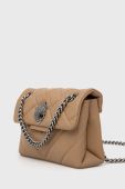 Шкіряна сумочка Kurt Geiger London колір бежевий (1723751)