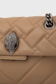 Шкіряна сумочка Kurt Geiger London колір бежевий (1723751)
