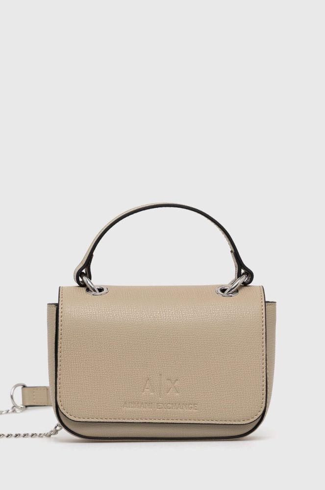 Сумочка Armani Exchange колір бежевий (3114796)