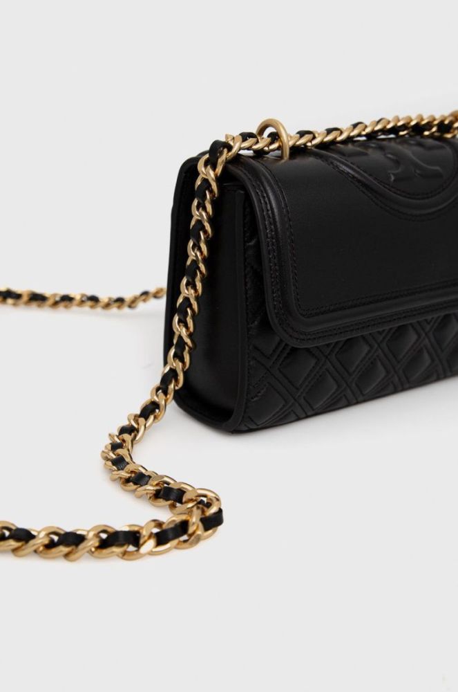Шкіряна сумочка Tory Burch колір чорний (1913845) фото 2