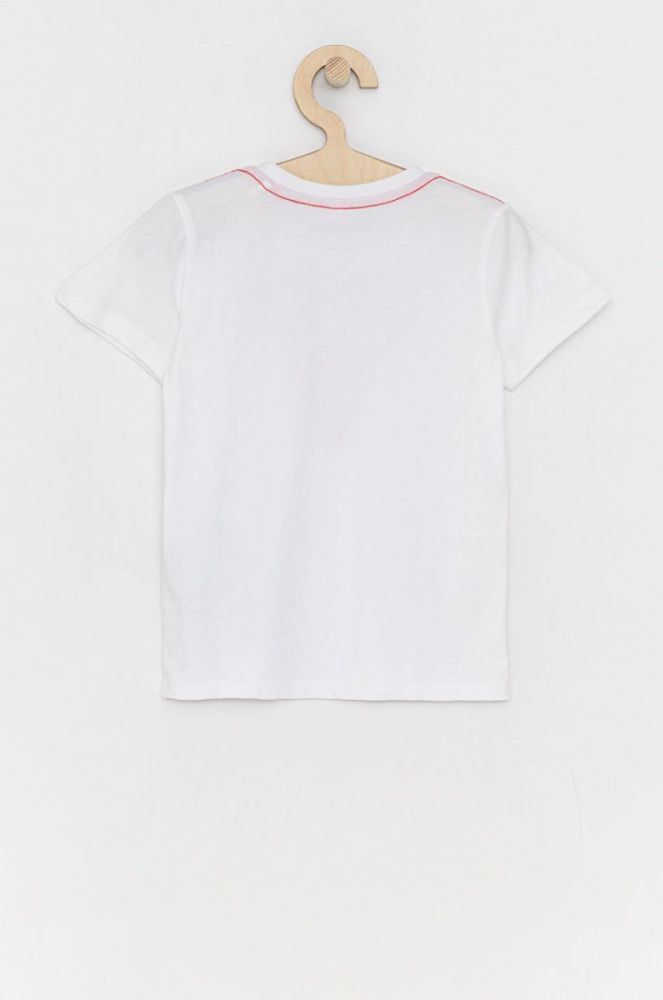 Дитяча футболка Guess колір білий меланж (1534955) фото 2