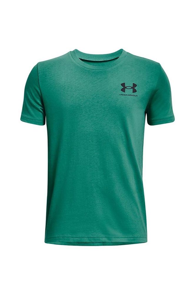 Дитяча футболка Under Armour колір чорний однотонний (3017734)