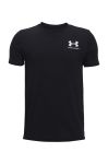 Дитяча футболка Under Armour колір чорний однотонний (1731486)