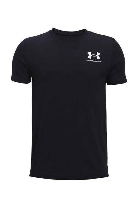 Дитяча футболка Under Armour колір чорний однотонний (1731486)