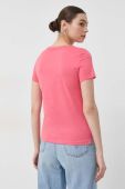 Бавовняна футболка Guess колір рожевий (2847151)