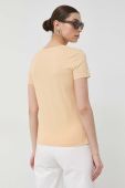 Бавовняна футболка Guess колір бежевий (2847146)
