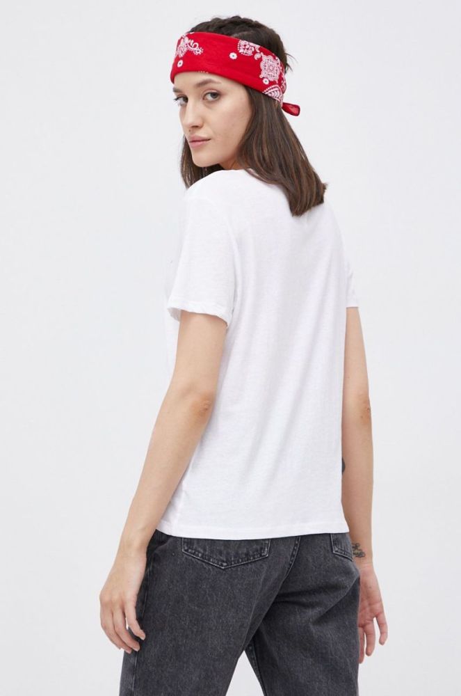 Бавовняна футболка Tommy Jeans колір білий (1773565) фото 5