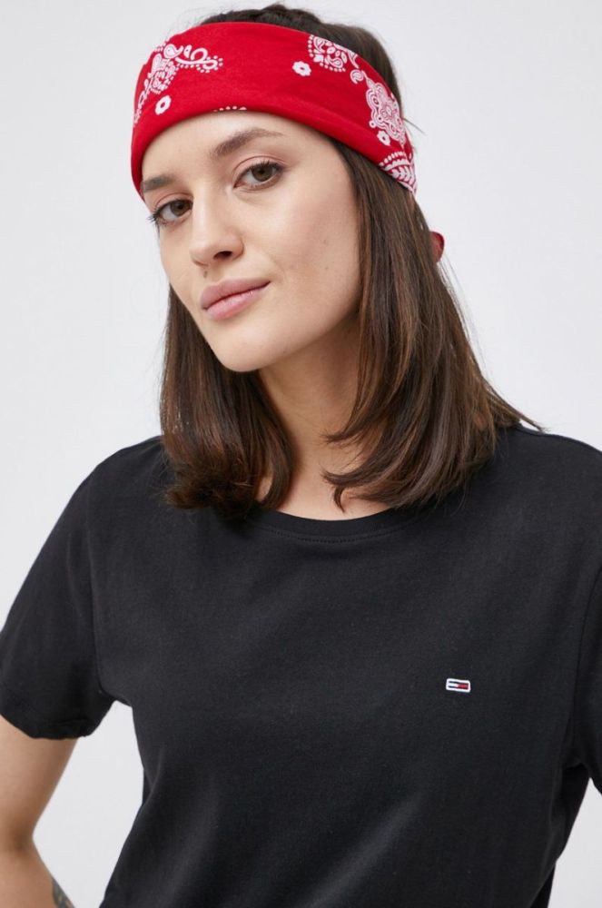 Бавовняна футболка Tommy Jeans колір білий (1773565) фото 6