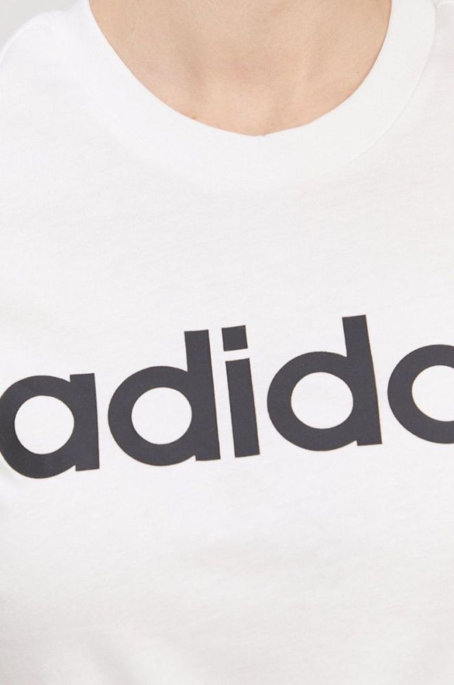 Футболка adidas жіноча колір білий (1446379) фото 6