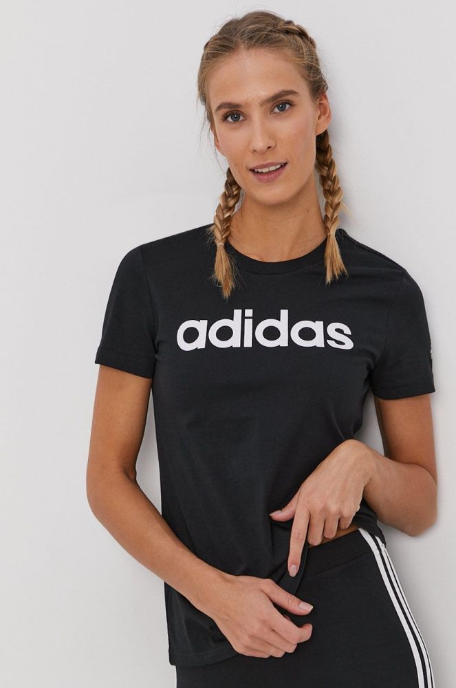 Футболка adidas жіноча колір чорний (1500682)