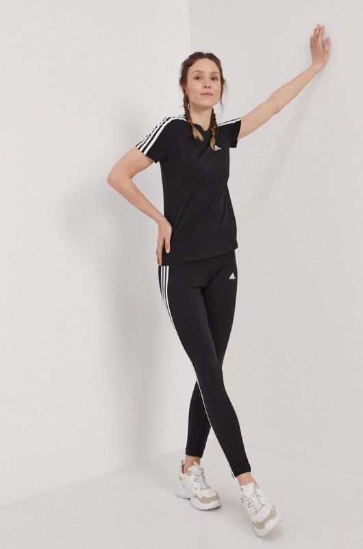 Футболка adidas жіноча колір чорний (1446383) фото 2