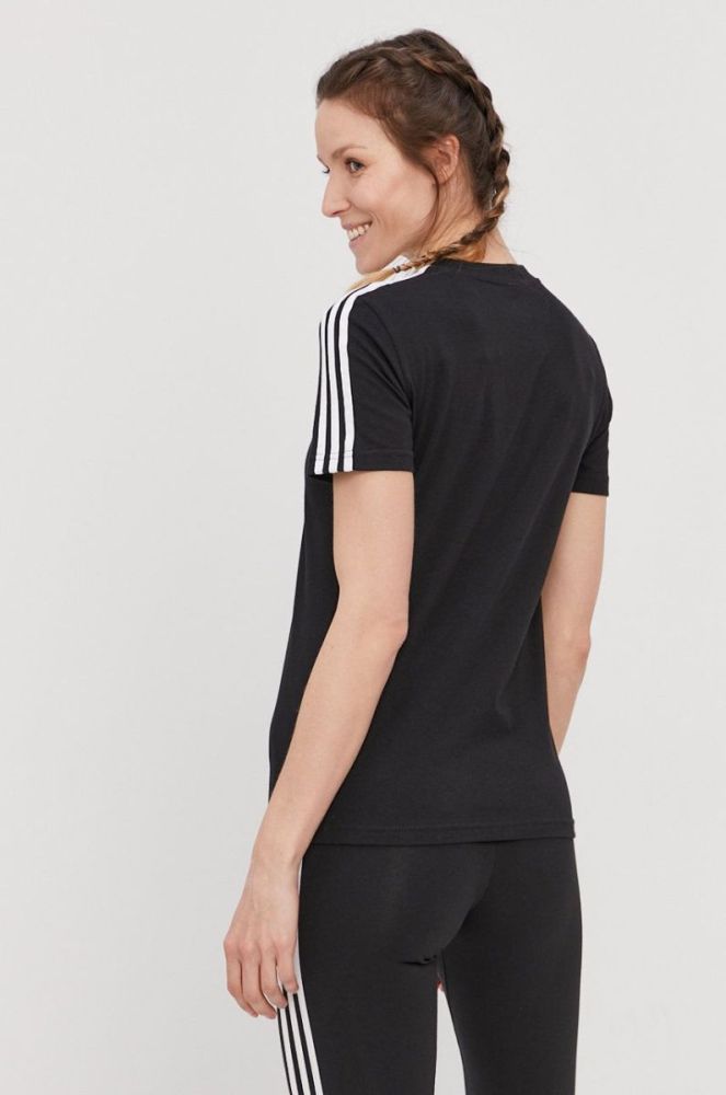 Футболка adidas жіноча колір чорний (1446383) фото 3