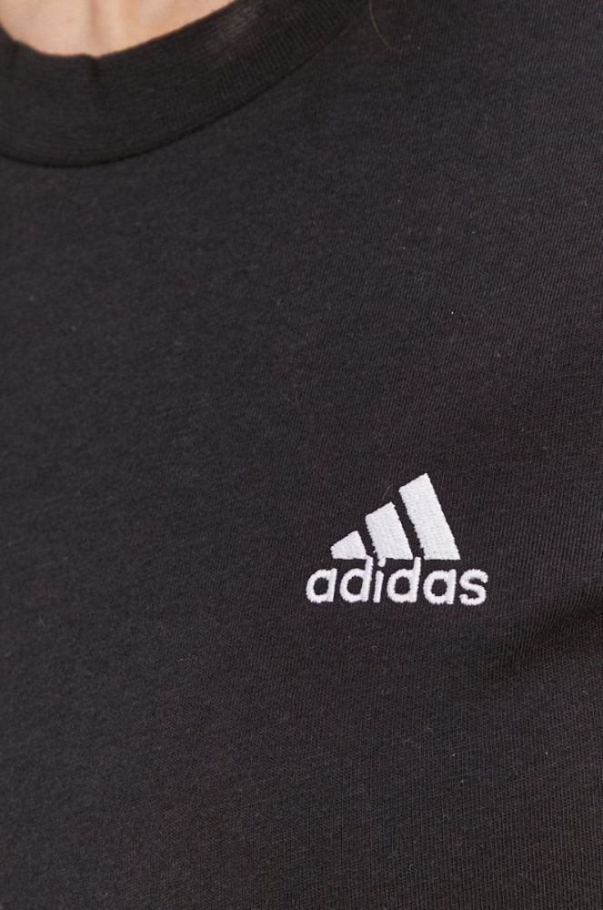 Футболка adidas жіноча колір чорний (1446383) фото 5