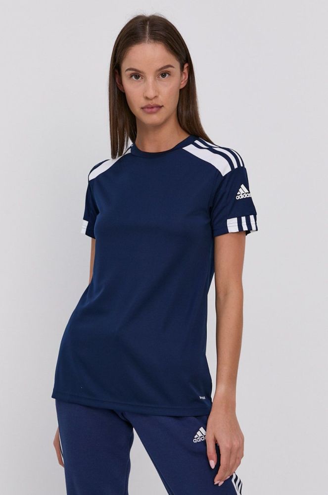 Футболка adidas Performance GN5754 жіноча колір синій