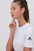 Футболка adidas Performance GN5759 жіноча колір білий